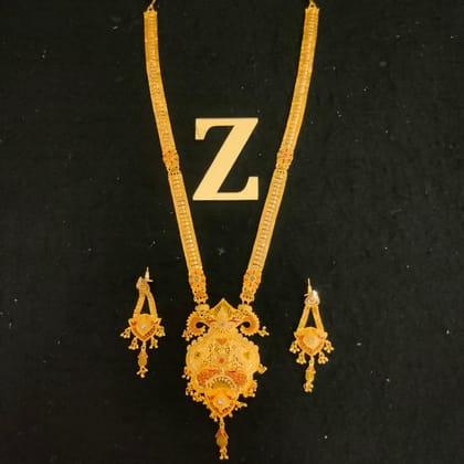 ZEVAR I One Gram Gold Plated Jewellery Set