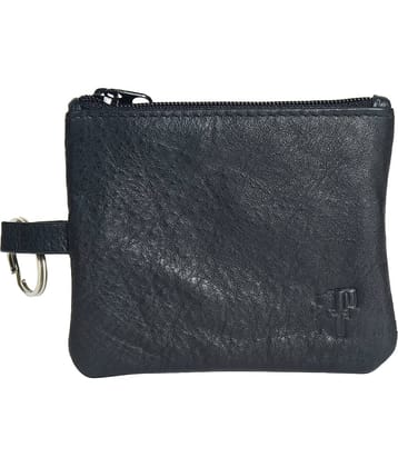Ft - Leather Black Women's Zip Around Wallet ( Pack of 1 )