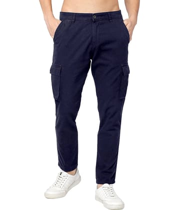 FTX Straight Flat Men's Cargos - Navy Blue ( Pack of 1 )