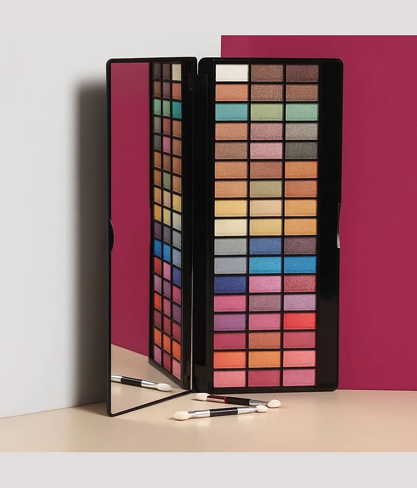 BLUSHIS Beauty Eyeshadow Palette 51 Colors Mattes And Shimmers High Pigmented Color Palette With Applicator