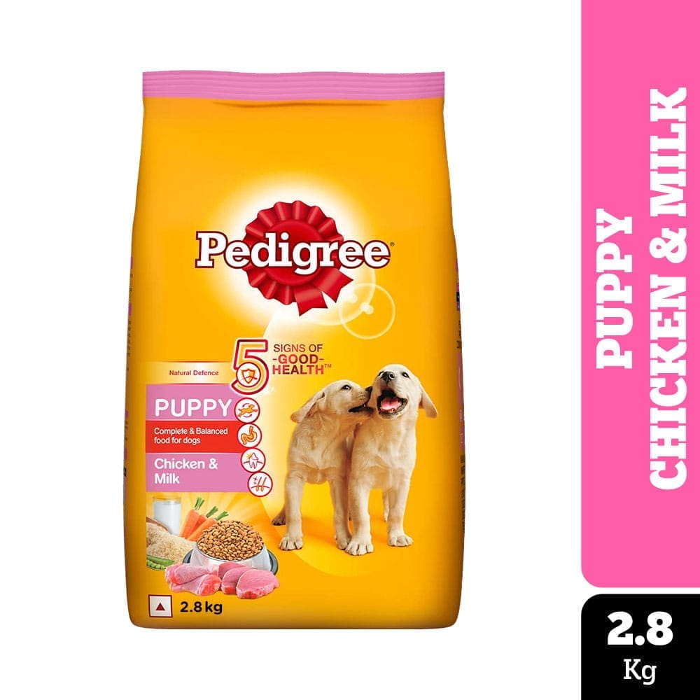 Pedigree Chicken &amp; Milk Puppy Dry Dog Food 2.8kg