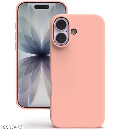Kozykit Soft Silicone Case for iPhone 17 | Shockproof, Dustproof & Anti-Skid Phone Cover | Liquid Silicone Light Pink Cover with Microfiber Lining | Slim Protective iPhone 17 Case  Light Pink