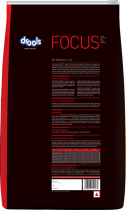 Drools Focus Starter Super Premium Dog Food, 8kg