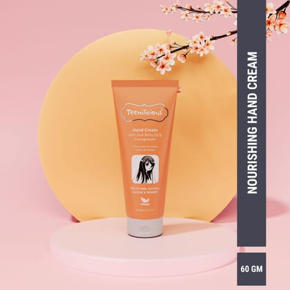 Teenilicious Hand Cream For Dry Hands With Acai Berry Oil & Pomegranate-60g