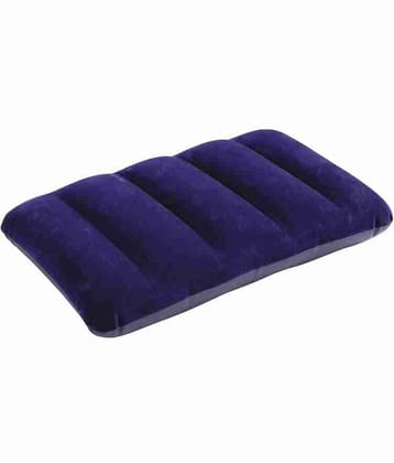 Air inflatable Travel Tourist Neck Pillow (Pack of 1)-Blue