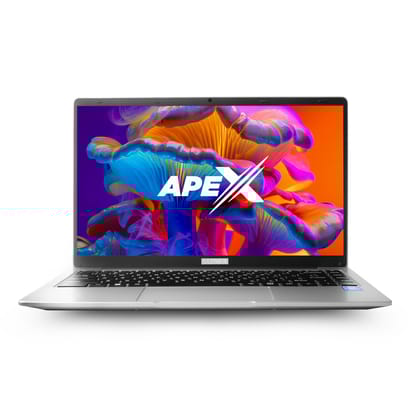 ULTIMUS APEX Laptop Intel Celeron Dual Core 8 GB Expandable~1TB 14.1 FHD IPS Laptop Anti-Glare Ultra Thin Bezel 180 Hinge 3.0x3 USB HDMI SD Card Slot Win 11 Home 1.25KG Silver