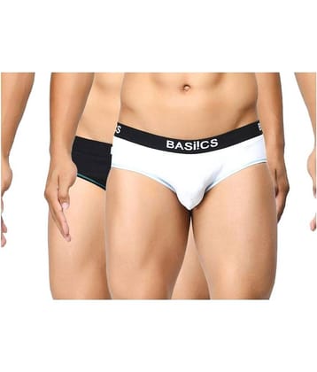 BASIICS By La Intimo Pack of 2 Cotton Briefs For Men's ( Multi )