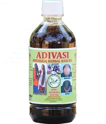 ADIVASI BHRINGRAJ HERBALS - Anti Hair Fall Bhringraj Oil 250 ml ( Pack of 1 )