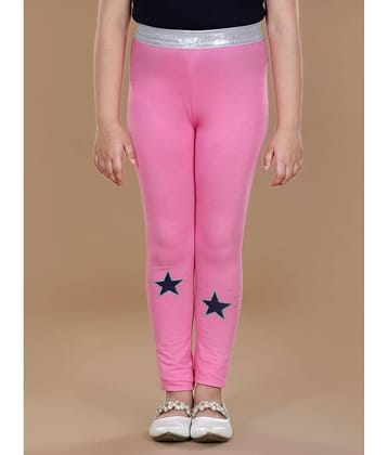 StyleStone Pack of 1 Girls Lycra Leggings ( Red )