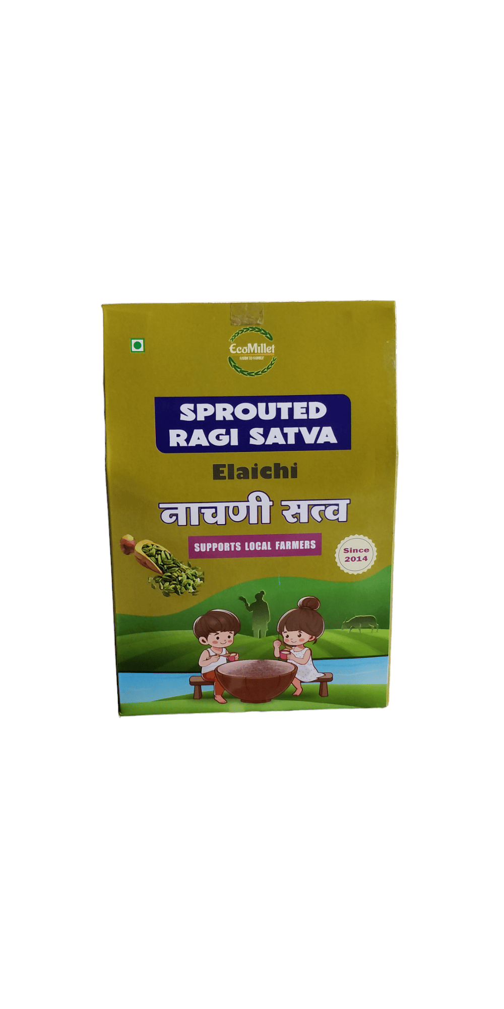 Eco-Millet Sprouted Ragi Satva (Elaichi)