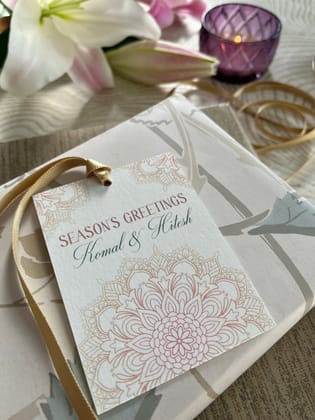 Ribbon Tags - Mandala-16 Ribbon Tags