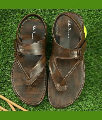 John Karsun - Brown Men's Floater Sandals