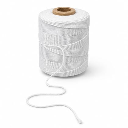 Polyester Thread for Crochet (Pack of 2) – White (1 mm) – 100 Gram Tube – Strong Sewing & Knitting Thread – Premium Cord for Crafting, Leather Stitching & Stationery Use Polyester Thread for Crochet (Pack of 2) – White (1 mm) – 100 Gram Tube – Strong Sewing & Knitting Thread – Premium Cord for Crafting, Leather Stitching & Stationery Use