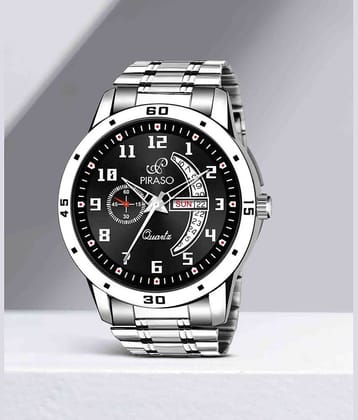PIRASO White Stainless Steel Analog Men's Watch