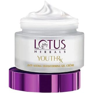 Lotus Herbals YouthRx Anti-Ageing Transforming Gel Cream SPF 20 PA+++ Preservative Free50g