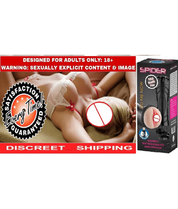 SOLO HAND FREE SPIDER Masturbator MASTURBATOR SOFT&REAL PUSSY FOR MEN