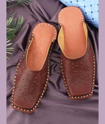 Anjaneya Creations Brown Men's Mule