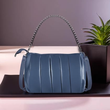 LOREM Purple Faux Leather Handbag for Women & Girls � Top Zip Closure, Adjustable Strap, Spacious Interior, Stylish Design, Multipurpose Use