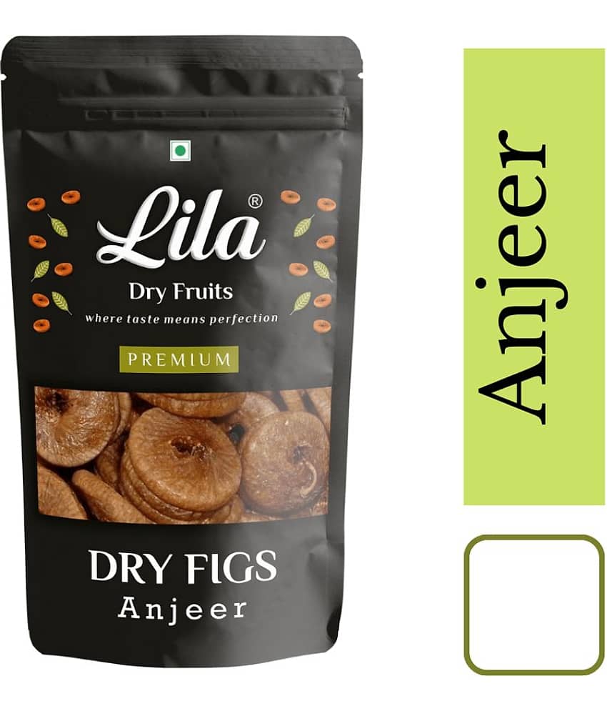 LILA DRY FRUITS Natural Dried Anjeer Fig 200g High Fiber & Minerals