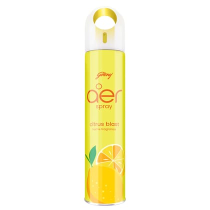 Godrej aer Spray | Room Freshener for Home & Office - Citrus Blast (180 ml) | Long-Lasting Fragrance