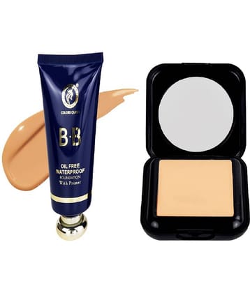 Colors Queen BB Liquid Foundation with Primer 60ml, Golden Beige with Color Corrector