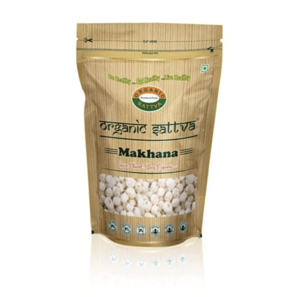 POPPED RAW MAKHANA BUY 1 GET 1 FREE(2*250G)=500G - 500 gm