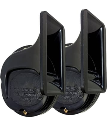 FSN Horn For Cars & Two Wheelers - Set of 2 (High & Low Tone)