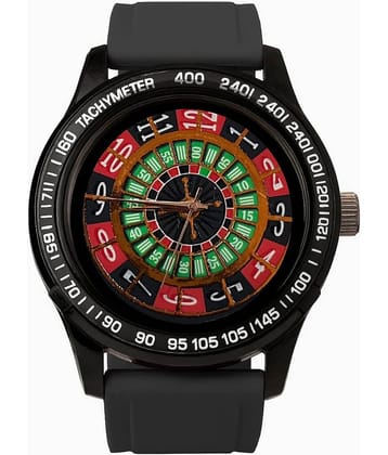 DECLASSE Black Silicon Analog Men's Watch