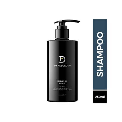 De Fabulous Marula Oil Shampoo - Nourishing And Shine Boosting Formula, 250 ml
