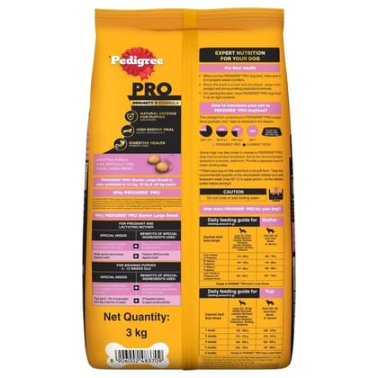 Pedigree PRO Mother & Pup Starter (3-12 Weeks) Large Breed Dry Dog Food 3kg Pedigree PRO Mother & Pup Starter (3-12 Weeks) Large Breed Dry Dog Food 3kg