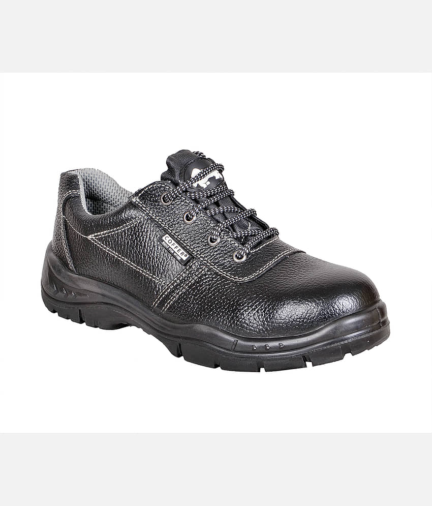 Coffer Safety Low Ankle Black Safety Shoes