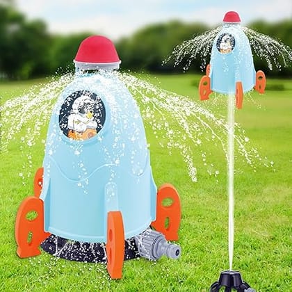 Sprinkler for Kids | Hydro Launch Water Rocket Toys | Summer Garden Outdoor Water Spray Toys for Kids Toddler | Fun Gift for 3+Years Old Kids