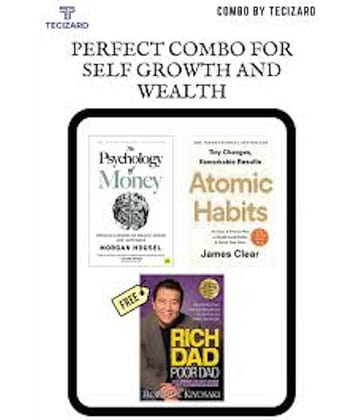 The Psychology Of Money + Rich Dad Poor Dad Atomic habits