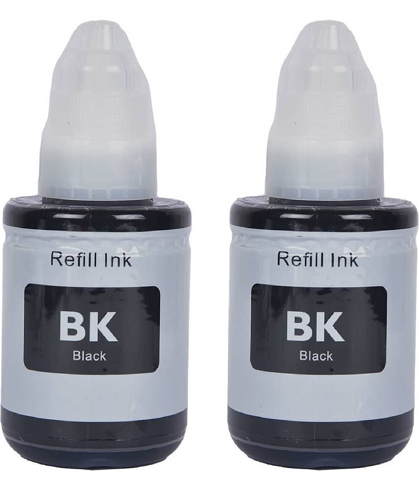 zokio Ink For Gi-790 G3010 Black Pack of 2 Cartridge for 790 INK Cartridge Pack Of 4 For Use Pixma G1000, G2000, G3000 Printers