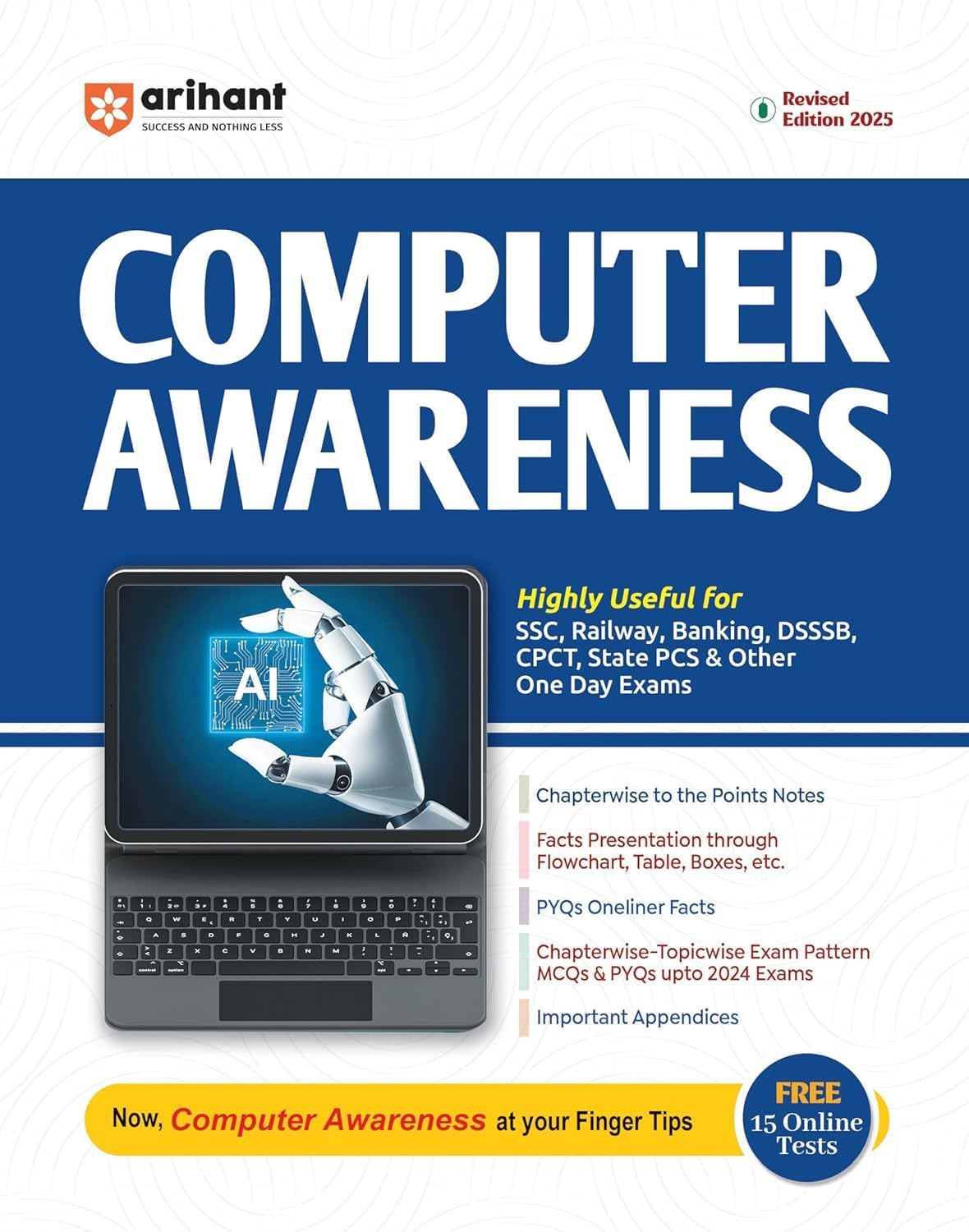 Arihant Computer Awareness, Revised Edition 2026, for SSC, Railway, Banking, DSSSB, CPCT, State PCS Exams