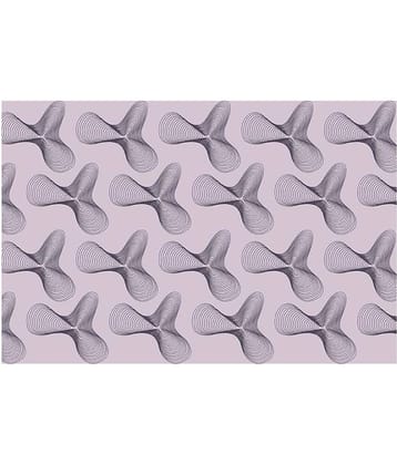 WallDesign Boomerang Texture - 8 cm W x 305 cm L Abstract Sticker ( 305 x 8 cms )