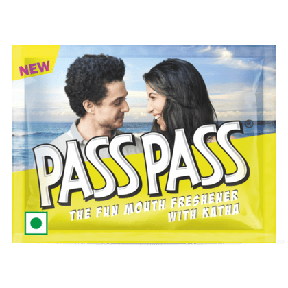 Pass Pass Sachet || Katha Yellow || Pack of 100 || 1.92 Grams Each Pass Pass Sachet || Katha Yellow || Pack of 100 || 1.92 Grams Each