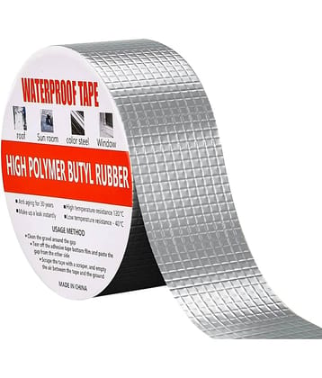 Purple Dust  Leakage Solution Aluminium Foil Tape Waterproof Adhesive Tape Sealing for Leakage ( Pack of 1)