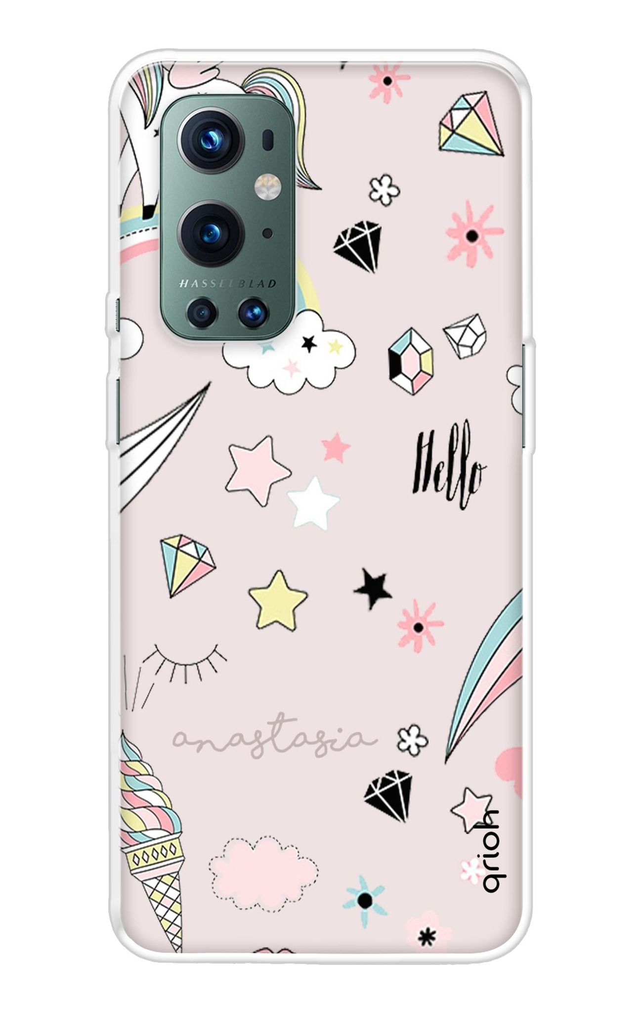Unicorn Doodle Soft Cover For OnePlus 9 Pro
