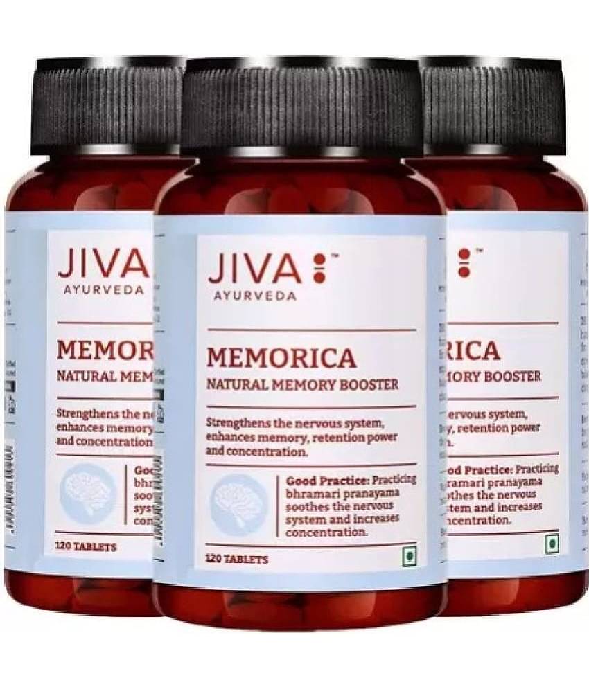 Jiva Ayurveda Memorica Tablet -120 Nos (Pack of 3)