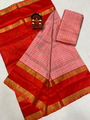 Pure Uppada Silk Red Saree