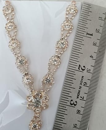 VARNI CREATION Ladoo Gopal Shringar Diamond Long MALA