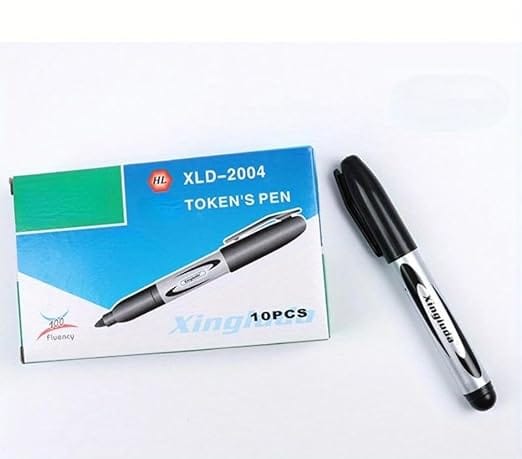 ADISON Black Marker Pens, Fluency, Smooth Writing,perfect for precise marking and versatile applications in any project Best Tokens Pens Multi Pack (French, 5, Count)