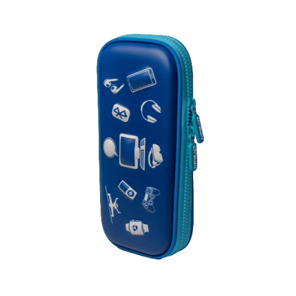 Ofsign Pencil Case - Gadget Theme-Blue