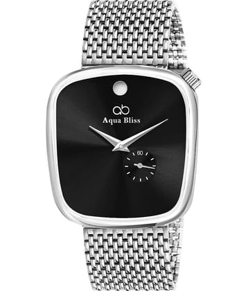 AQUA BLISS - Silver Stainless Steel Chronograph Men's Watch