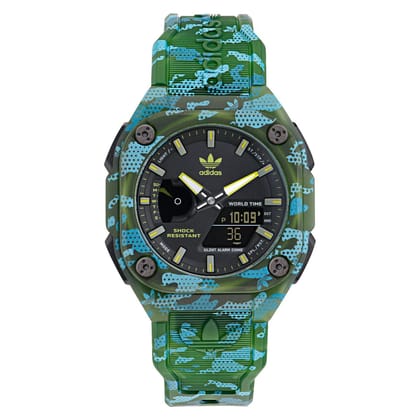 Adidas Originals Digital Neg Display Dial Unisex Ani-Digi Watch - AOST24075-Black