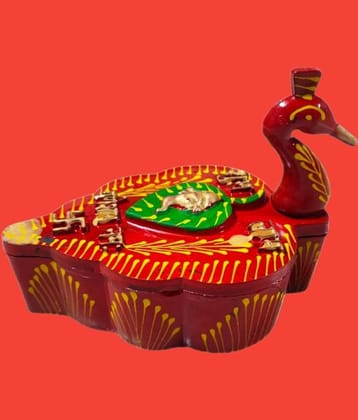 Jignisha Fashion Multipurpose Box for Haldi KumKum , Dani, Sindoor, Shagun Tikka