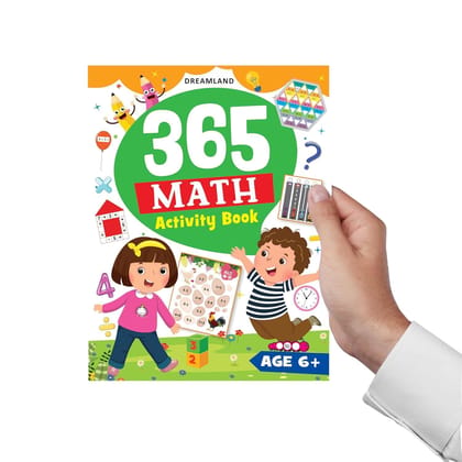 365 Maths Activity Book for Kids Age 6-8 years With Interactive Activities and Math Exercises for Children [Paperback] Dreamland Publications