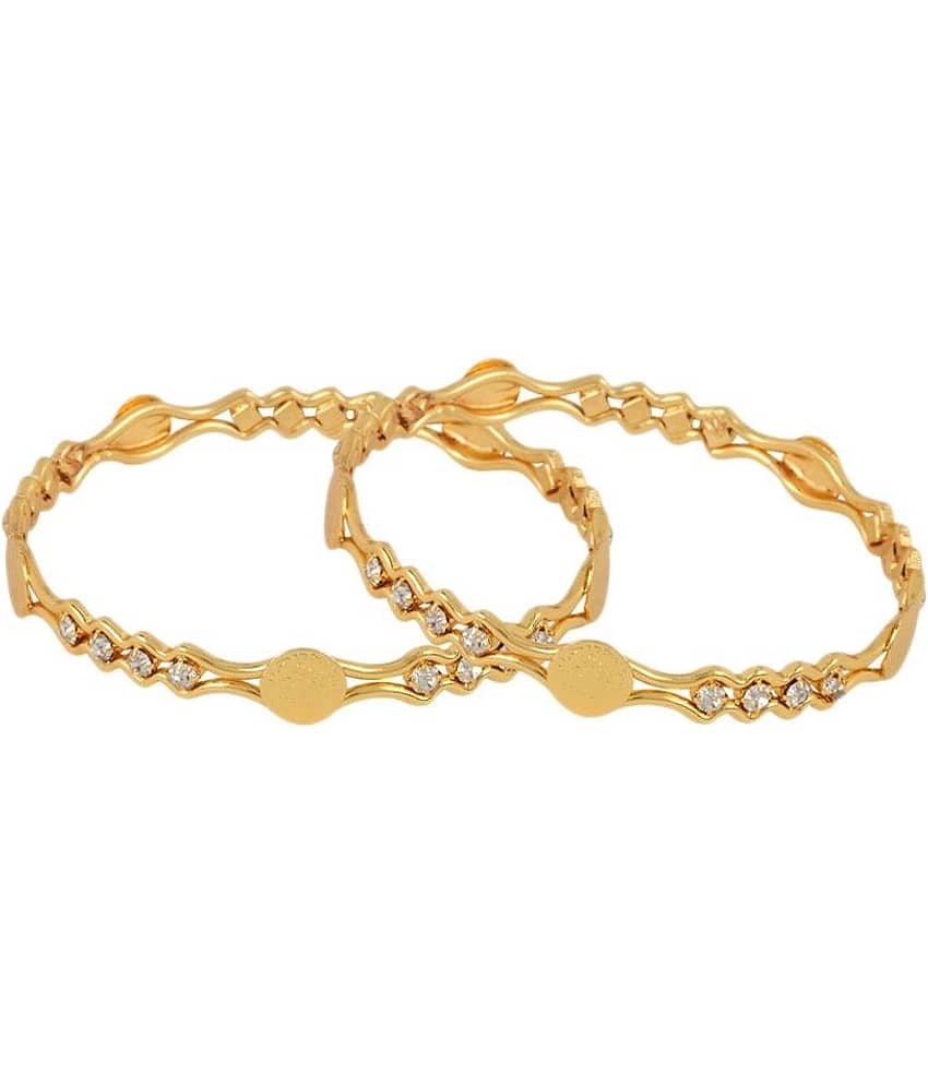 Youbella White Alloy Bangle