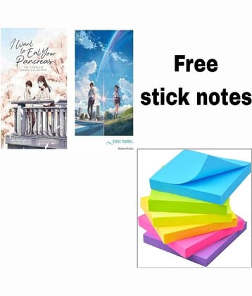 Your Name. (Light Novel)+I Want To Eat Your Pancreas)& FREE NOTES